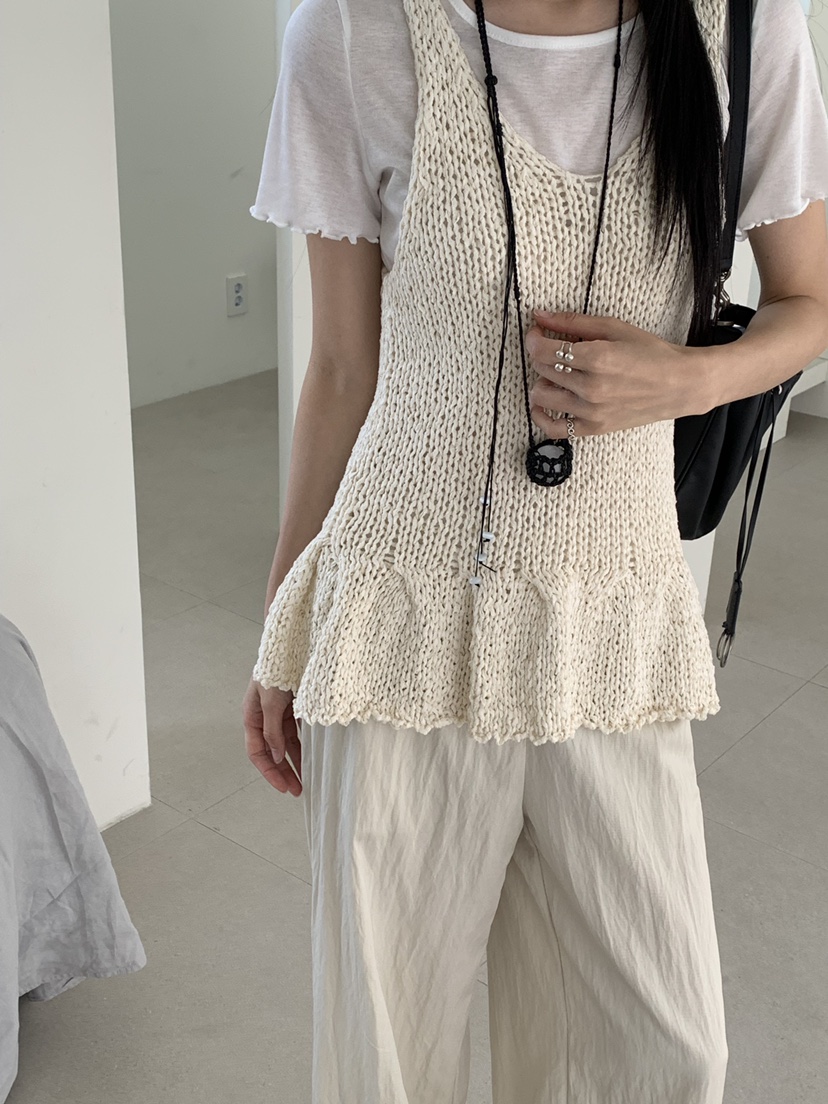 RIVER RAIN韓國東大門直郵女裝新品休閑熱賣26春夏吊帶背心RIVER RAIN吊帶/背心