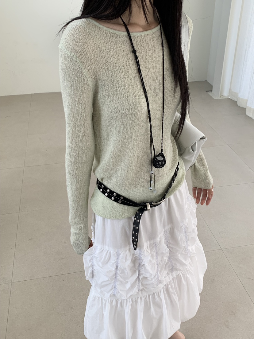 RIVER RAIN東大門實拍韓國女裝新款職業人氣26春夏針織衫RIVER RAIN針織衫