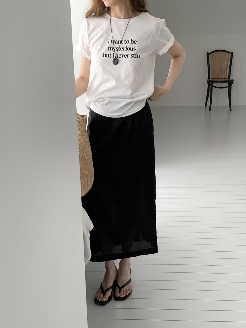 LONG PEAK韓國直郵女裝新款職業推薦熱賣休閑人氣26春夏T恤LONG PEAKT恤