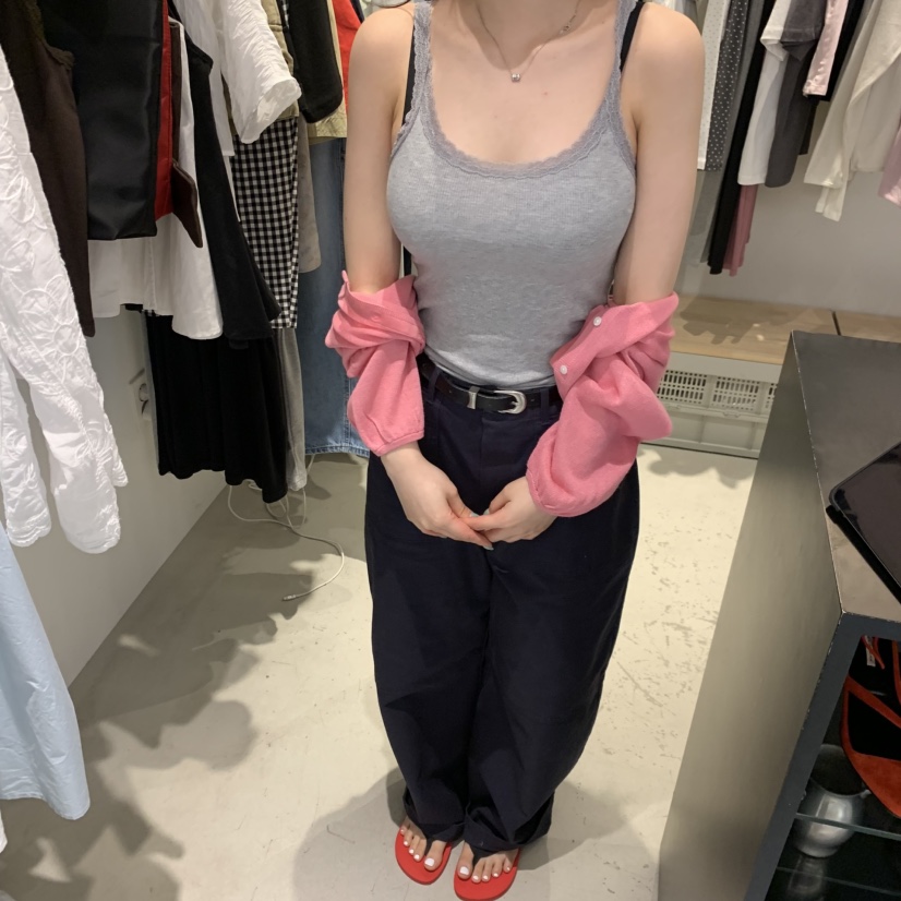 PLATE韓國直郵實拍女士新品休閑26春夏推薦熱賣時尚吊帶背心PLATE吊帶/背心圖色4