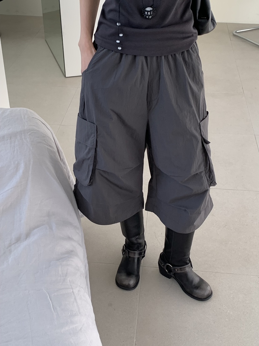 RIVER RAIN東大門實拍韓國女士新品26春夏休閑26夏季短褲RIVER RAIN短褲