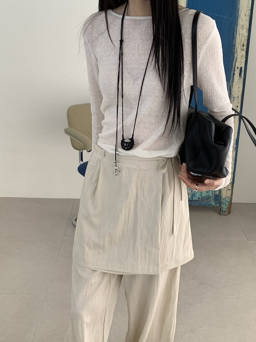 RIVER RAIN韓國代購女裝新品職業推薦時尚26春夏26夏季裙褲RIVER RAIN裙褲