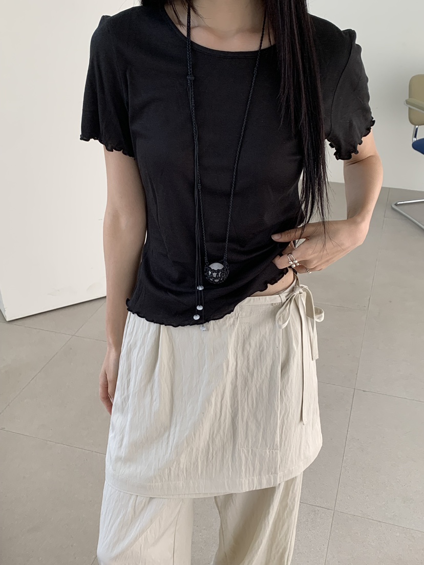 RIVER RAIN韓國直郵女士新品職業26春夏人氣26夏季時尚T恤RIVER RAINT恤