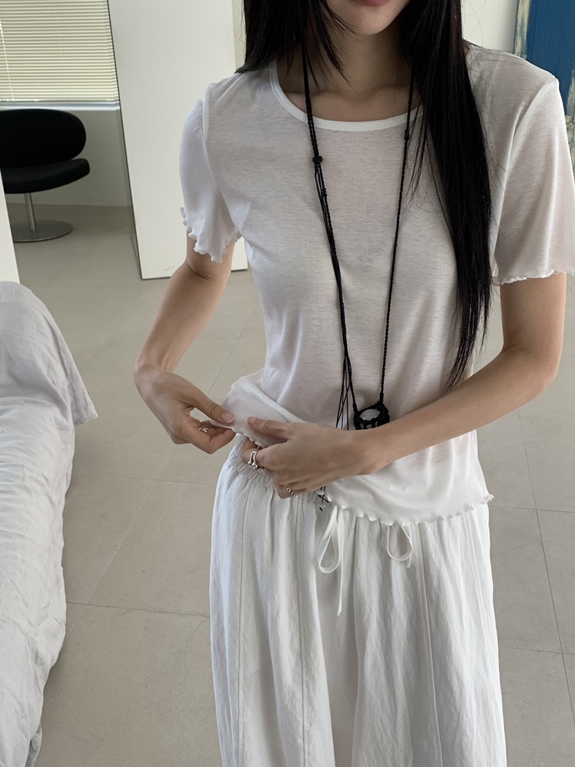 RIVER RAIN韓國直郵女士新品職業26春夏人氣26夏季時尚T恤RIVER RAINT恤