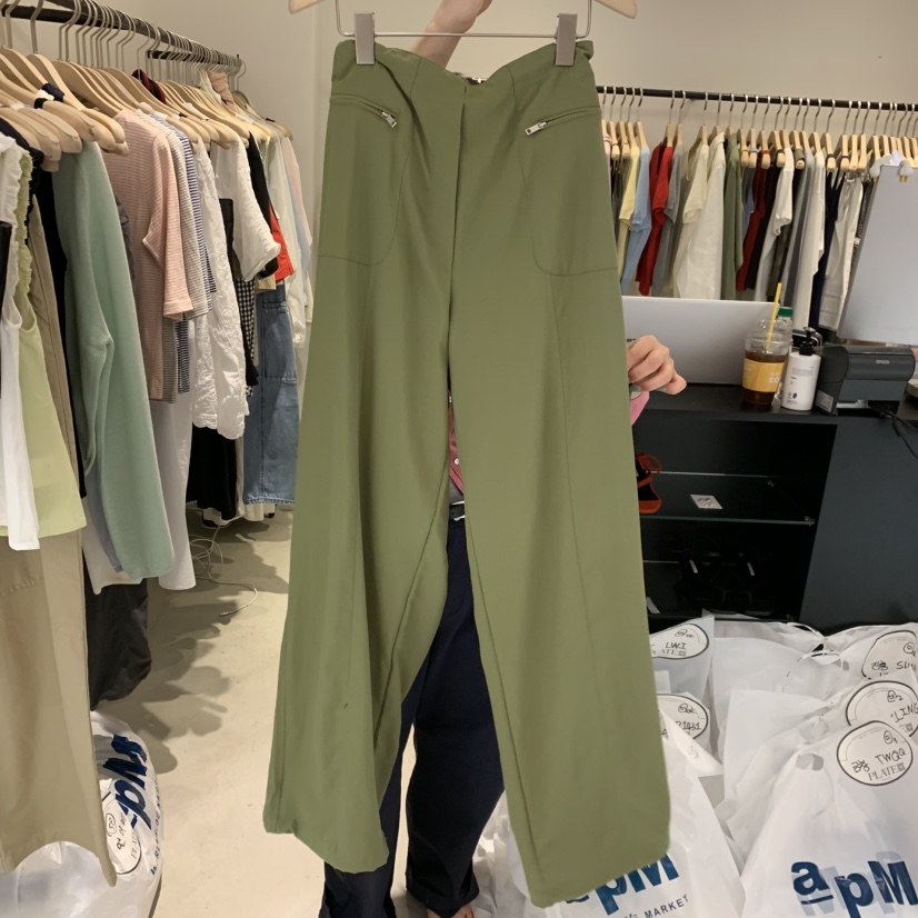 PLATE韓國東大門代購女裝新品26春夏推薦職業時尚人氣休閑褲PLATE休閑褲圖色2