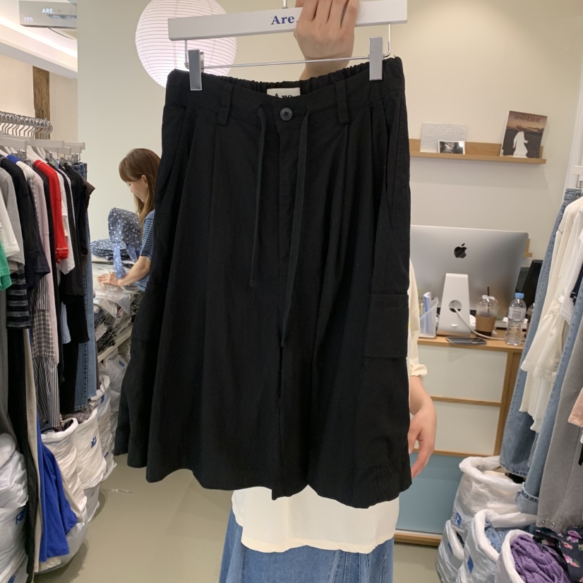 ARE東大門實拍韓國女士新款26夏季人氣時尚休閑職業短褲口袋ARE YOU/ARE短褲圖色1