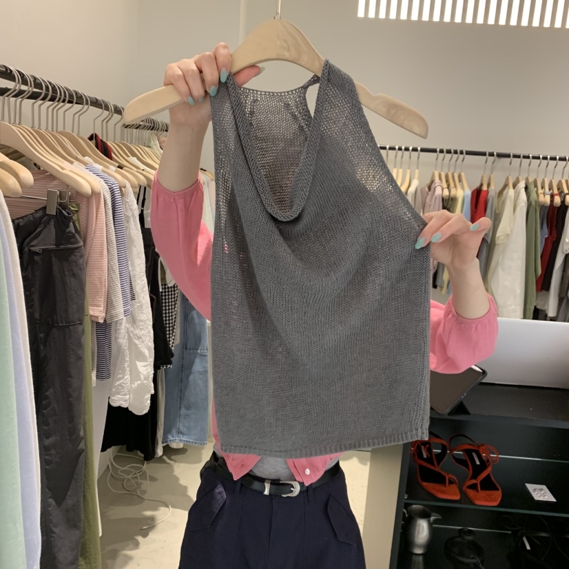 PLATE韓國東大門直郵女士新品26夏季休閑推薦人氣吊帶背心PLATE吊帶/背心圖色2