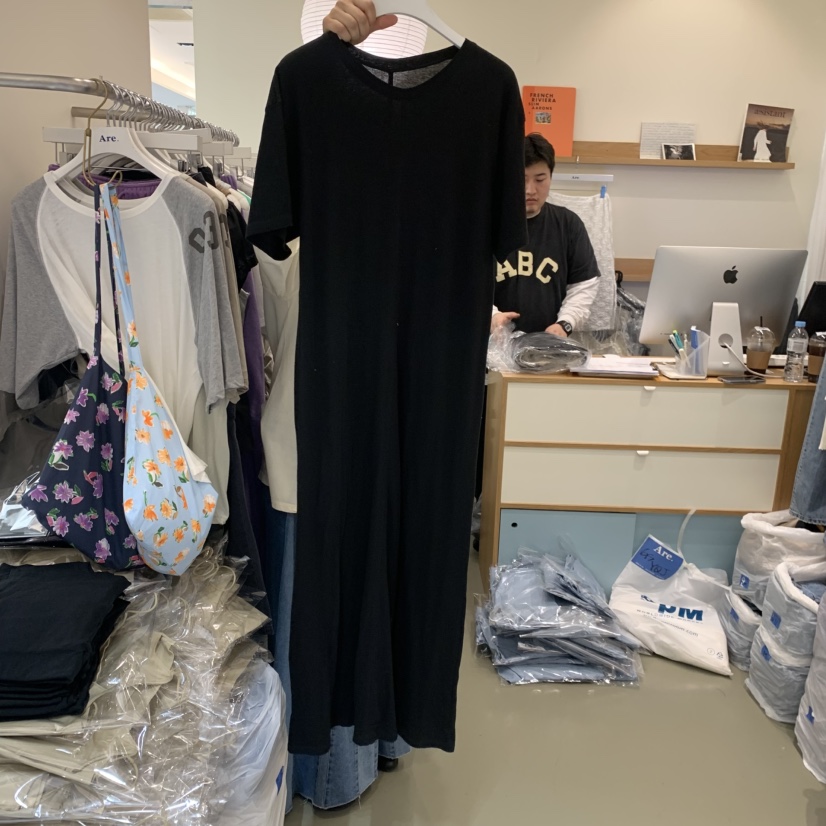 ARE韓國東大門直郵女士新款休閑人氣26夏季熱賣推薦連衣裙棉ARE YOU/ARE連衣裙圖色1
