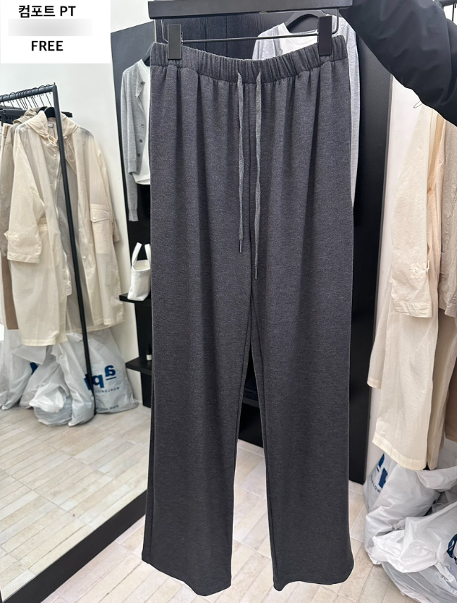 MOANI韓國直郵實拍女士新款休閑推薦26夏季時尚職業休閑褲MOANI休閑褲圖色1墨色