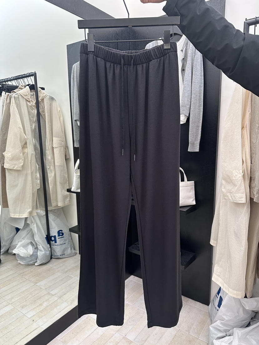MOANI韓國直郵實拍女士新款休閑推薦26夏季時尚職業休閑褲MOANI休閑褲圖色2黑色