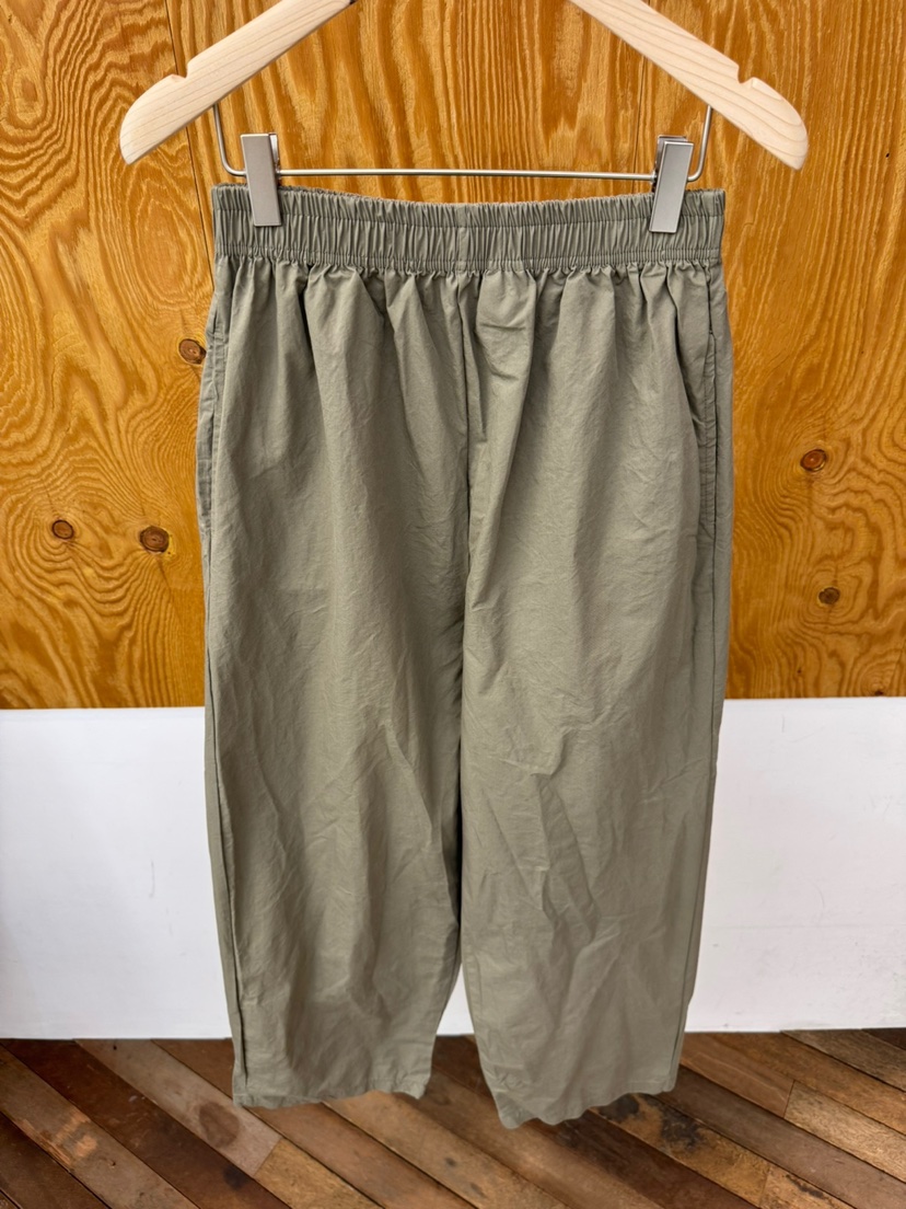 PROJECTVIEW韓國東大門直郵女士新品26夏季休閑褲斜紋棉布水洗PROJECTVIEW休閑褲