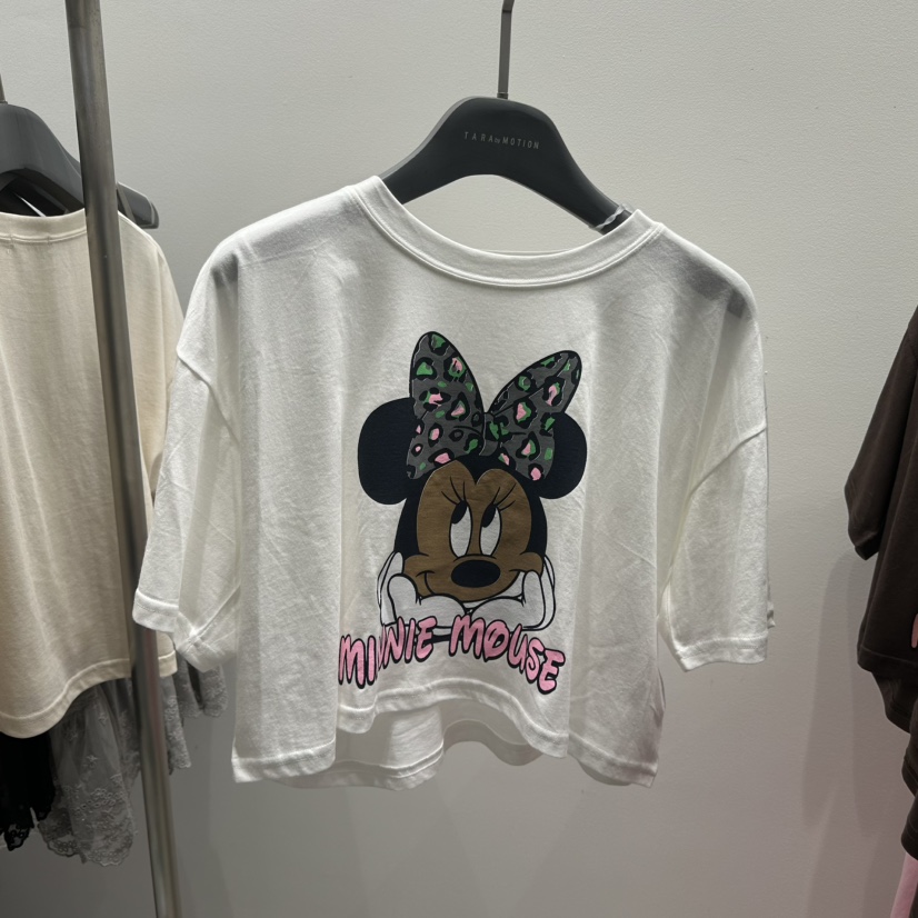TARABY MOTION韓國直郵實拍女士新品26春夏熱賣時尚T恤豹紋TARABY MOTIONT恤圖色2