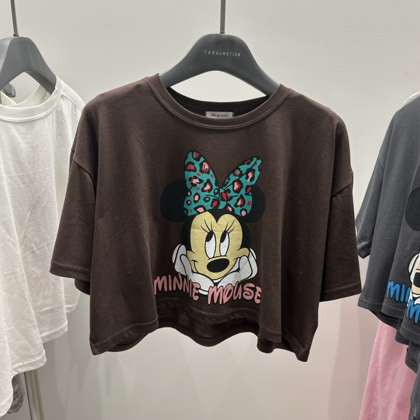 TARABY MOTION韓國直郵實拍女士新品26春夏熱賣時尚T恤豹紋TARABY MOTIONT恤圖色3