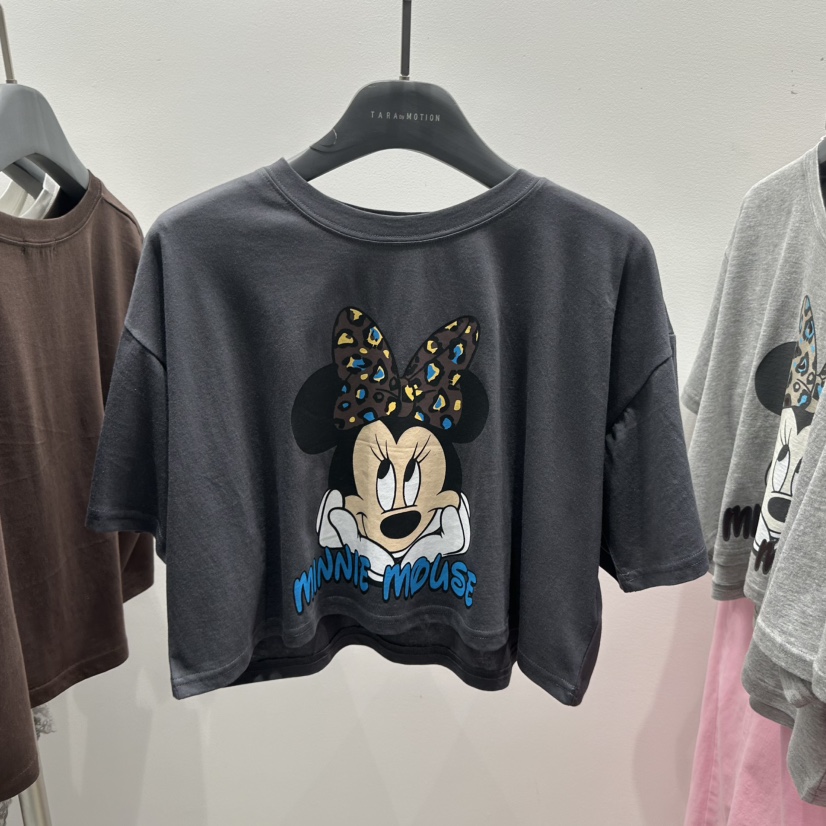 TARABY MOTION韓國直郵實拍女士新品26春夏熱賣時尚T恤豹紋TARABY MOTIONT恤圖色4