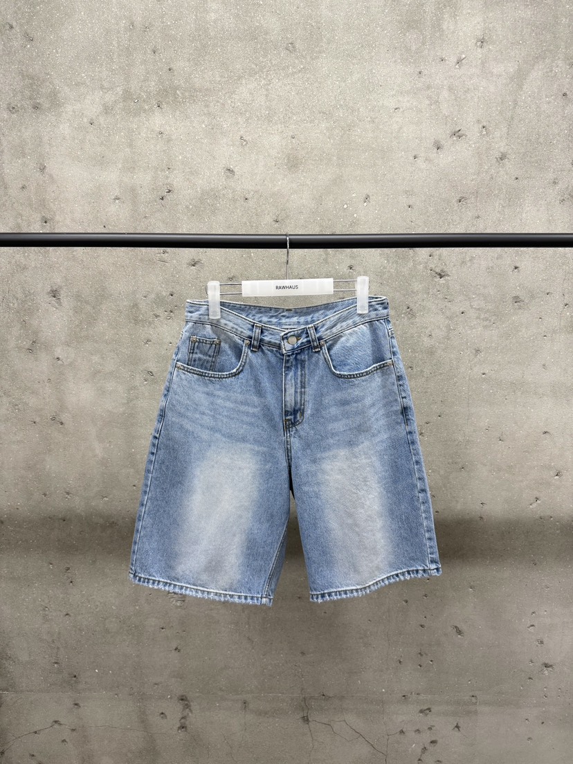 EST韓國直郵女裝新品26春夏熱賣職業時尚26夏季休閑短褲水洗EST/RAWHAUS短褲圖色1