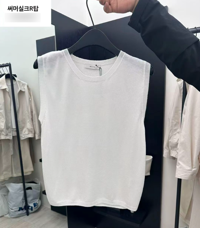 MOANI韓國東大門代購女裝新品26夏季時尚吊帶背心絲綢圓領MOANI吊帶/背心圖色4