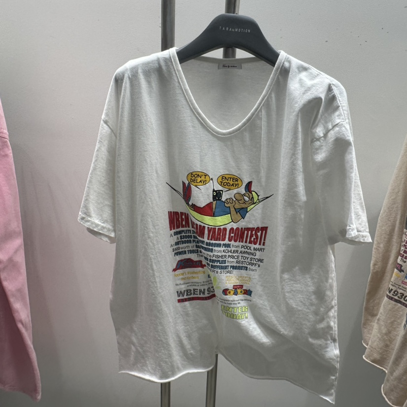 TARABY MOTION韓國直郵實拍女裝新品休閑人氣職業26夏季T恤TARABY MOTIONT恤圖色1