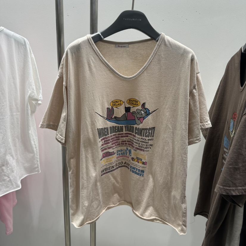 TARABY MOTION韓國直郵實拍女裝新品休閑人氣職業26夏季T恤TARABY MOTIONT恤圖色2