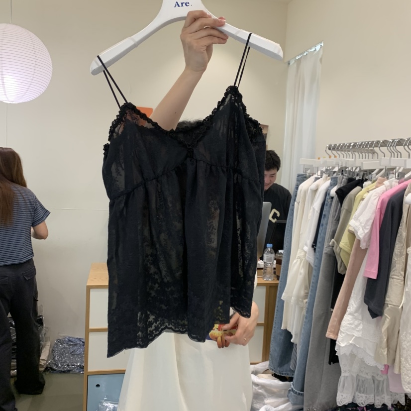 ARE韓國直郵實拍女裝新款26夏季26春夏休閑職業熱賣吊帶背心ARE YOU/ARE吊帶/背心圖色2