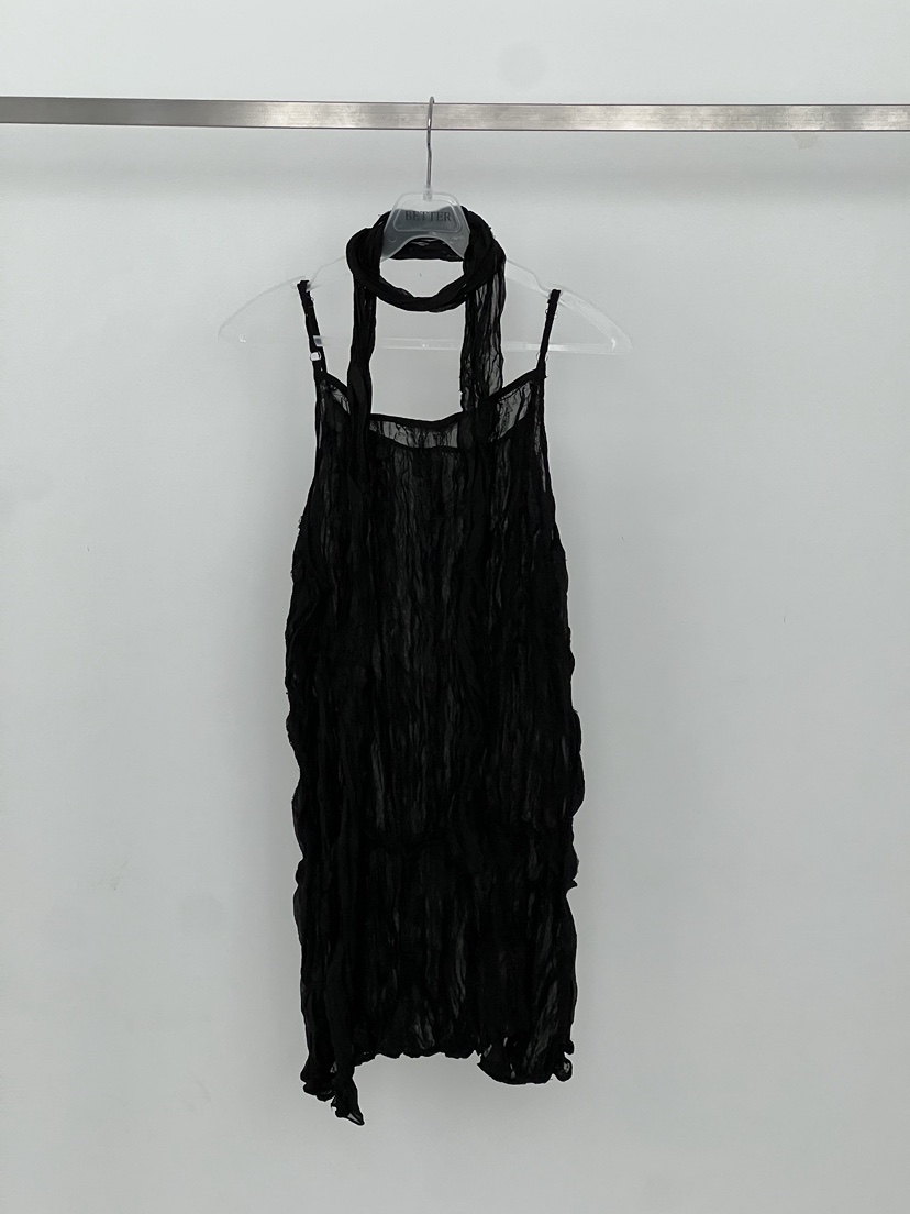 BETTER韓國代購女裝新品26夏季時尚職業休閑連衣裙含圍巾BETTER連衣裙圖色2