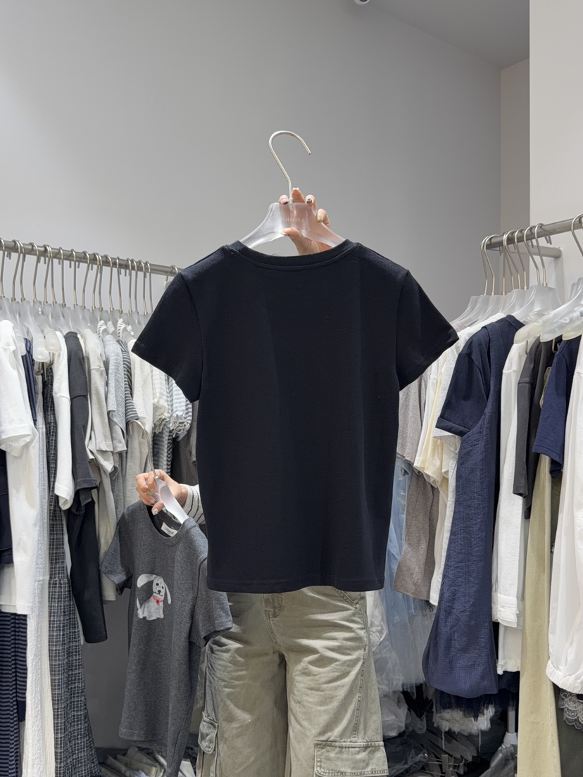 LOOKK/MIMME韓國東大門直郵女裝新品熱賣26夏季T恤可愛的狗狗LOOKK/MIMMET恤