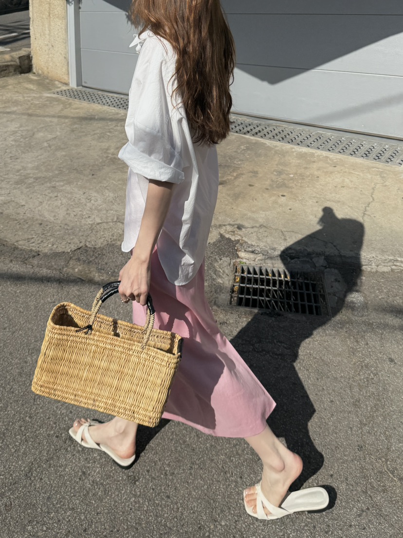LONG PEAK韓國代購女士新款人氣職業休閑襯衫蕾絲衫口袋LONG PEAK襯衫/蕾絲衫