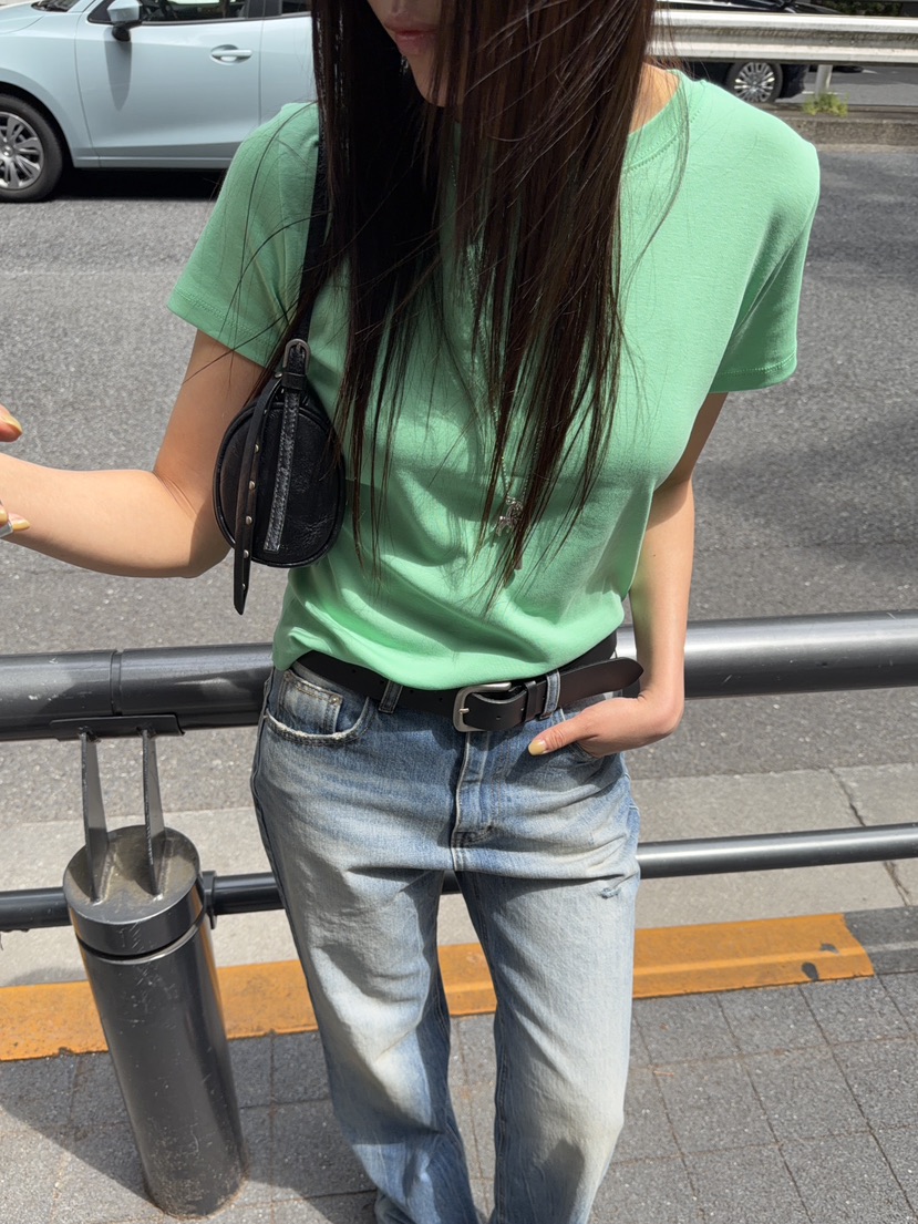 ACME東大門實拍韓國女裝新品26夏季職業推薦時尚熱賣人氣T恤ACMET恤
