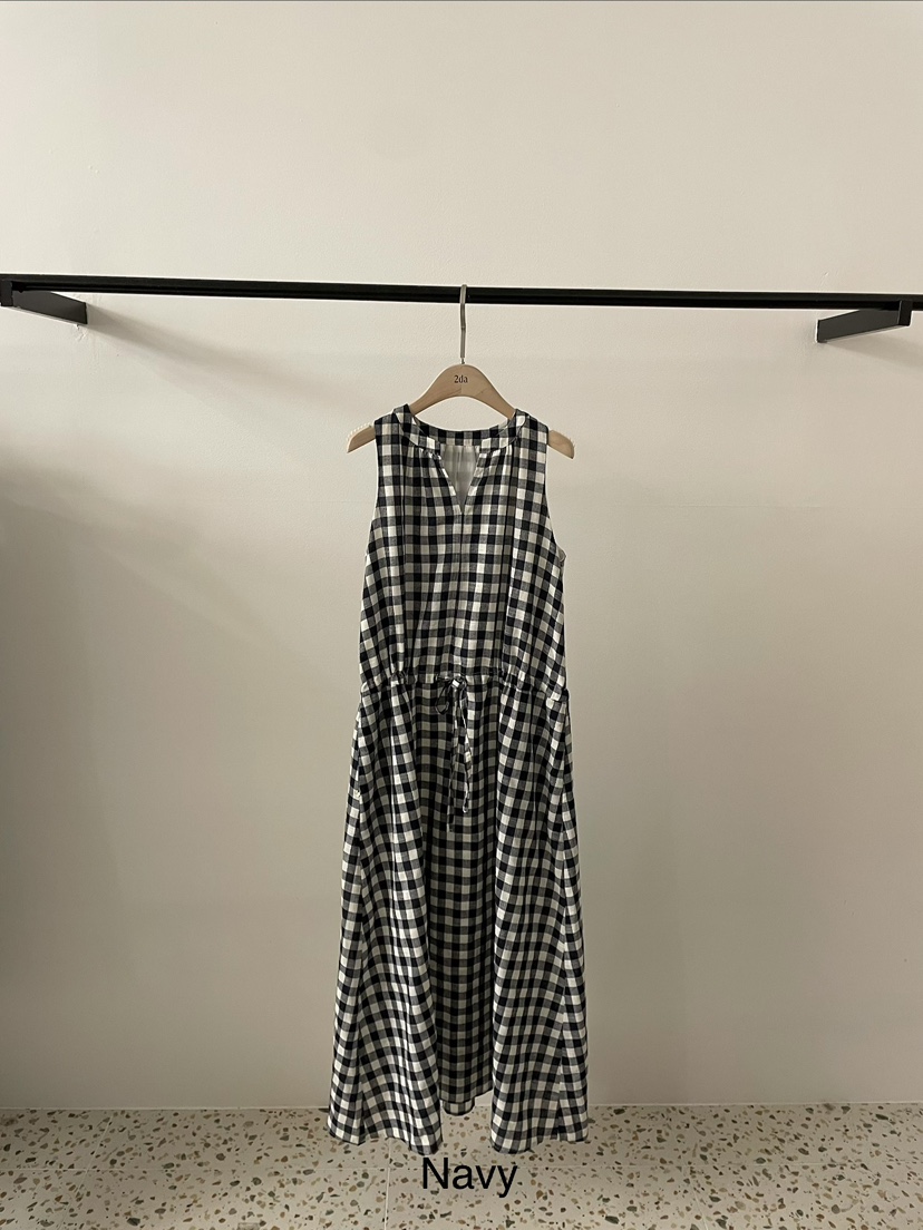 2DA/DARIMI-P韓國直郵女裝新品26春夏休閑人氣時尚連衣裙2DA/DARIMI-P連衣裙圖色1深藍色
