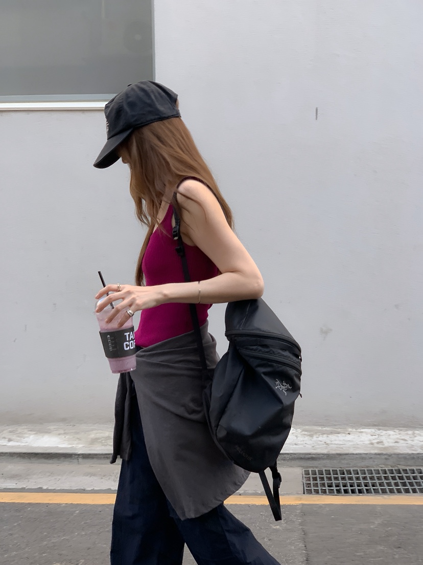 LONG PEAK韓國東大門代購女士新品休閑吊帶背心亞麻針織LONG PEAK吊帶/背心