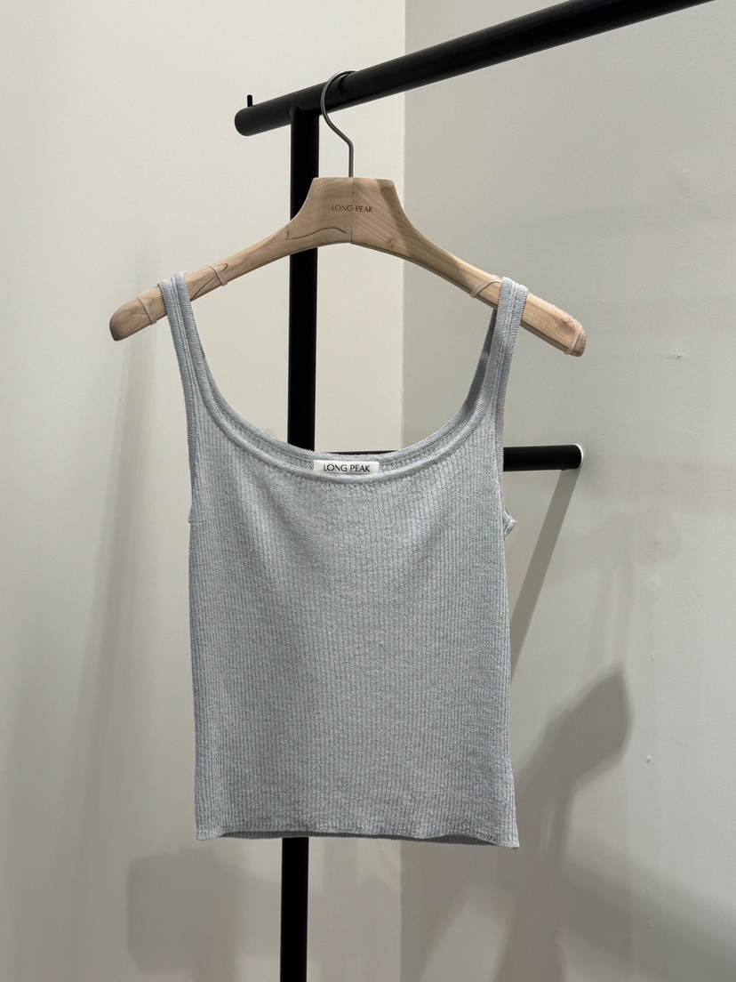 LONG PEAK韓國東大門代購女士新品休閑吊帶背心亞麻針織LONG PEAK吊帶/背心圖色1