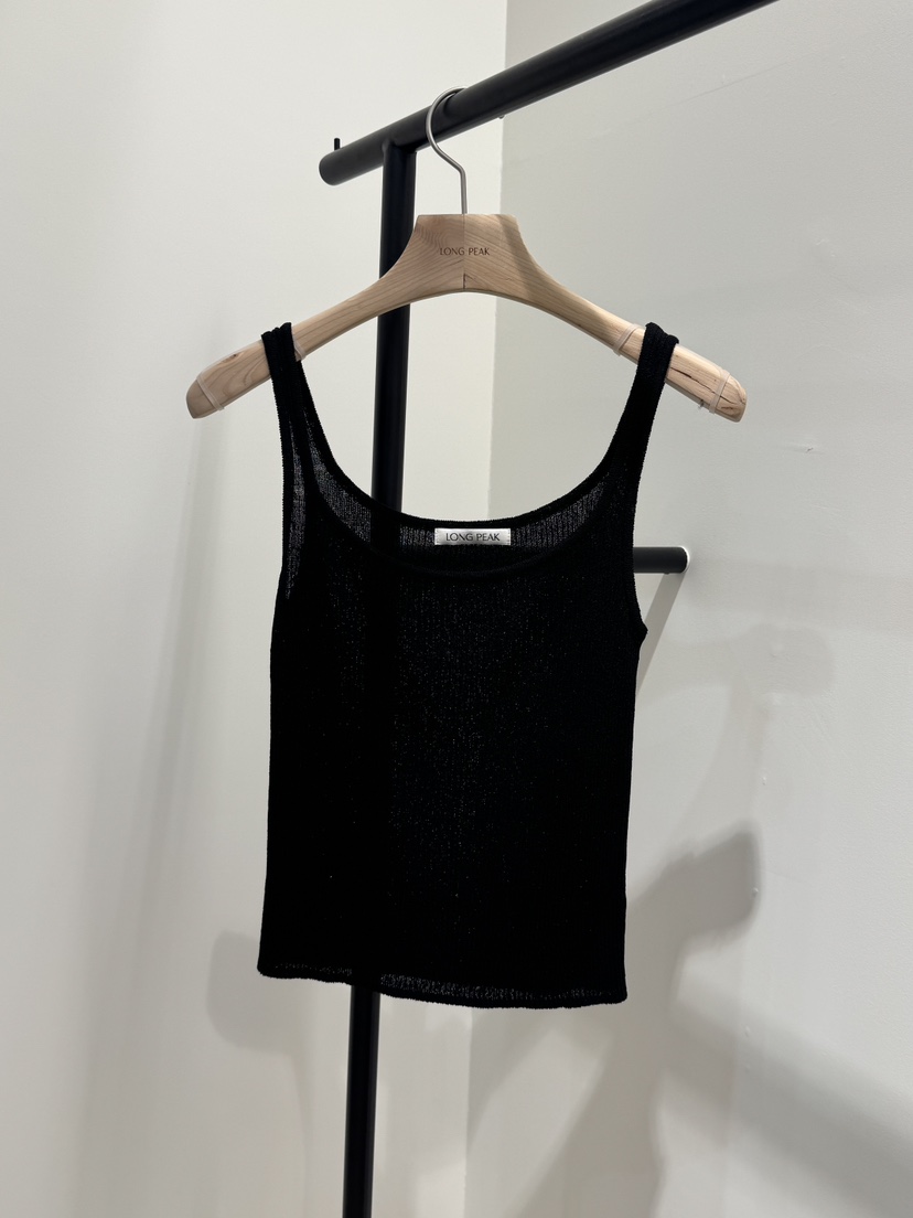 LONG PEAK韓國東大門代購女士新品休閑吊帶背心亞麻針織LONG PEAK吊帶/背心圖色3