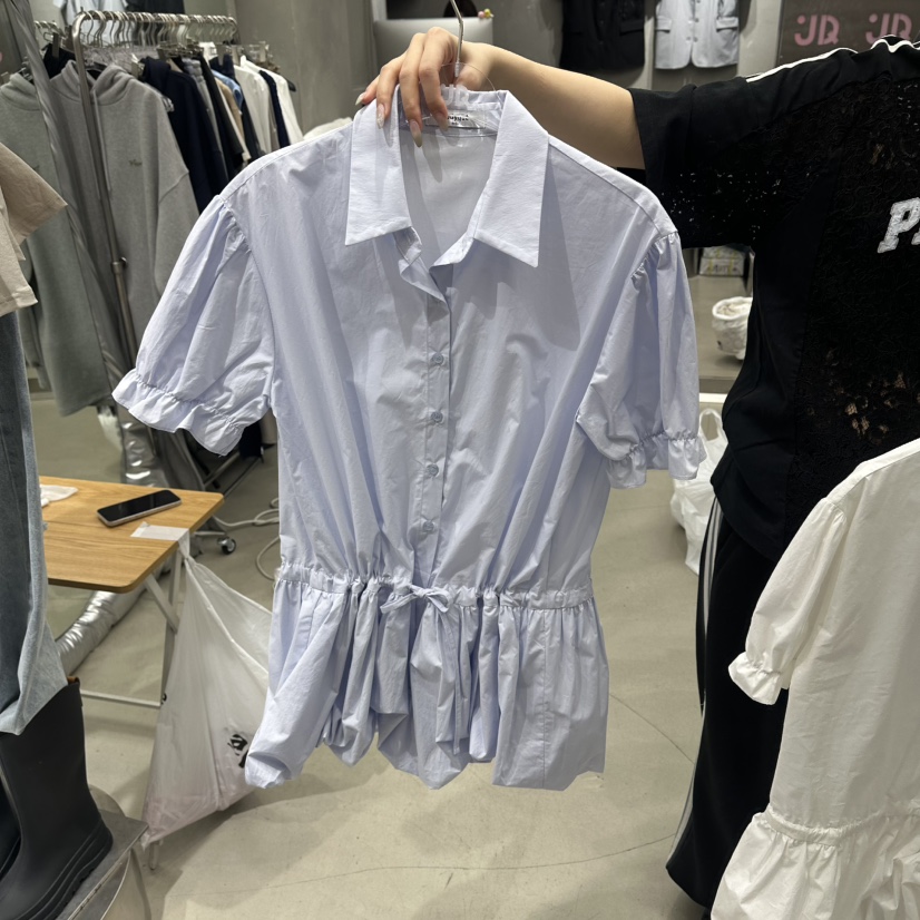 JUDYQUE韓國直郵女裝新款休閑人氣時尚26春夏26夏季襯衫蕾絲衫JUDYQUE襯衫/蕾絲衫圖色2