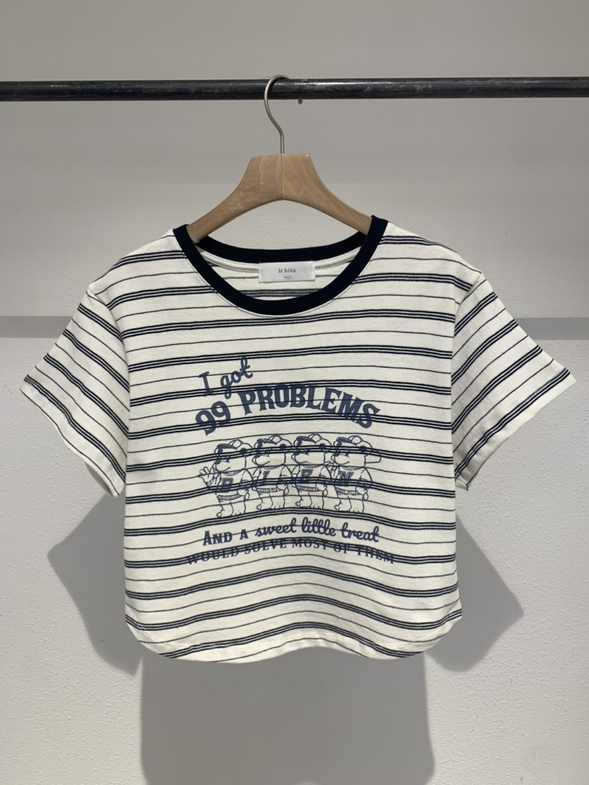 IR BIEN/BIENBIEN韓國代購女士新品熱賣推薦人氣T恤泰迪熊IR BIEN/BIENBIENT恤圖色2