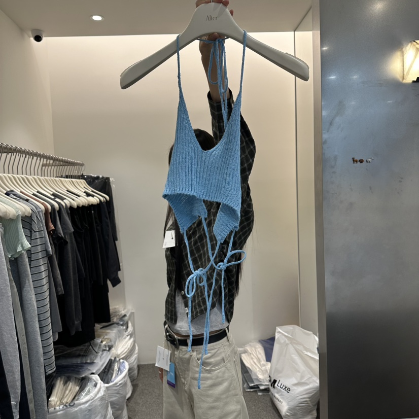 ALTER韓國直郵女裝新品時尚推薦熱賣26夏季吊帶背心不含內搭Alter吊帶/背心圖色2