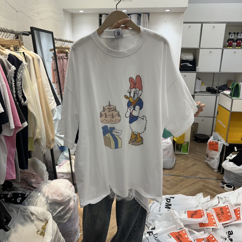 DE LINE韓國東大門代購女士新品職業人氣休閑熱賣推薦T恤DE LINET恤圖色1