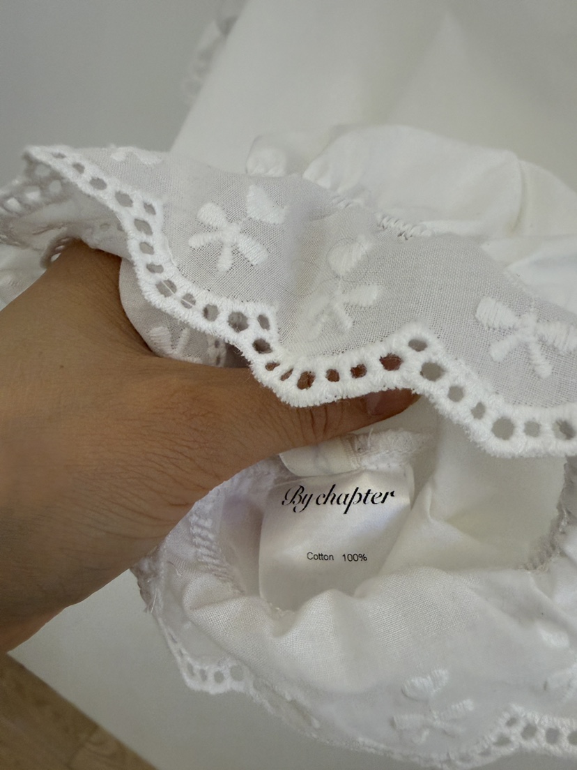 BY CHAPTER韓國代購女裝新款26夏季推薦人氣襯衫蕾絲衫蕾絲BY Chapter襯衫/蕾絲衫