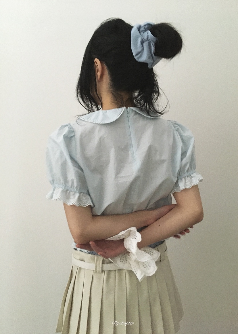 BY CHAPTER韓國代購女裝新款26夏季推薦人氣襯衫蕾絲衫蕾絲BY Chapter襯衫/蕾絲衫
