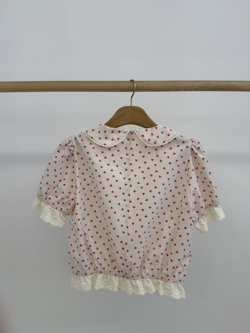 BY CHAPTER韓國代購女裝新款26夏季推薦人氣襯衫蕾絲衫蕾絲BY Chapter襯衫/蕾絲衫
