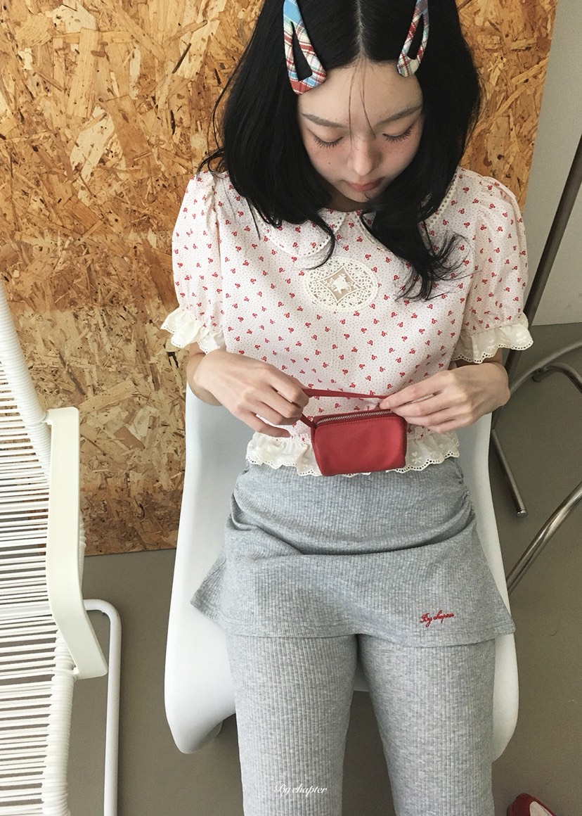 BY CHAPTER韓國代購女裝新款26夏季推薦人氣襯衫蕾絲衫蕾絲BY Chapter襯衫/蕾絲衫
