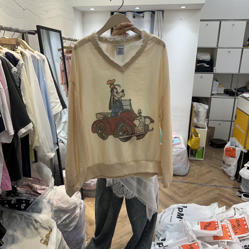 DE LINE韓國直郵女士新品26夏季人氣職業熱賣時尚休閑衛衣DE LINE衛衣圖色2