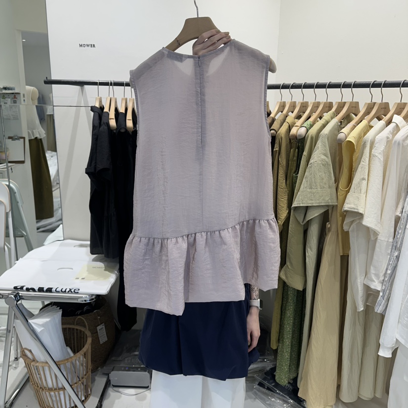 MOWER東大門實拍韓國女士新品26春夏職業人氣26夏季吊帶背心MOWER吊帶/背心
