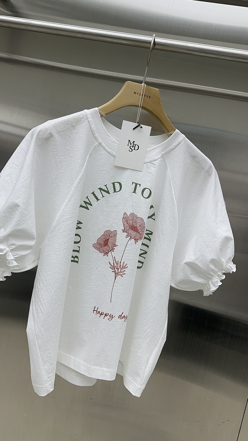 MYDRESS韓國直郵實拍女裝新品推薦職業時尚26春夏人氣T恤MYDRESST恤