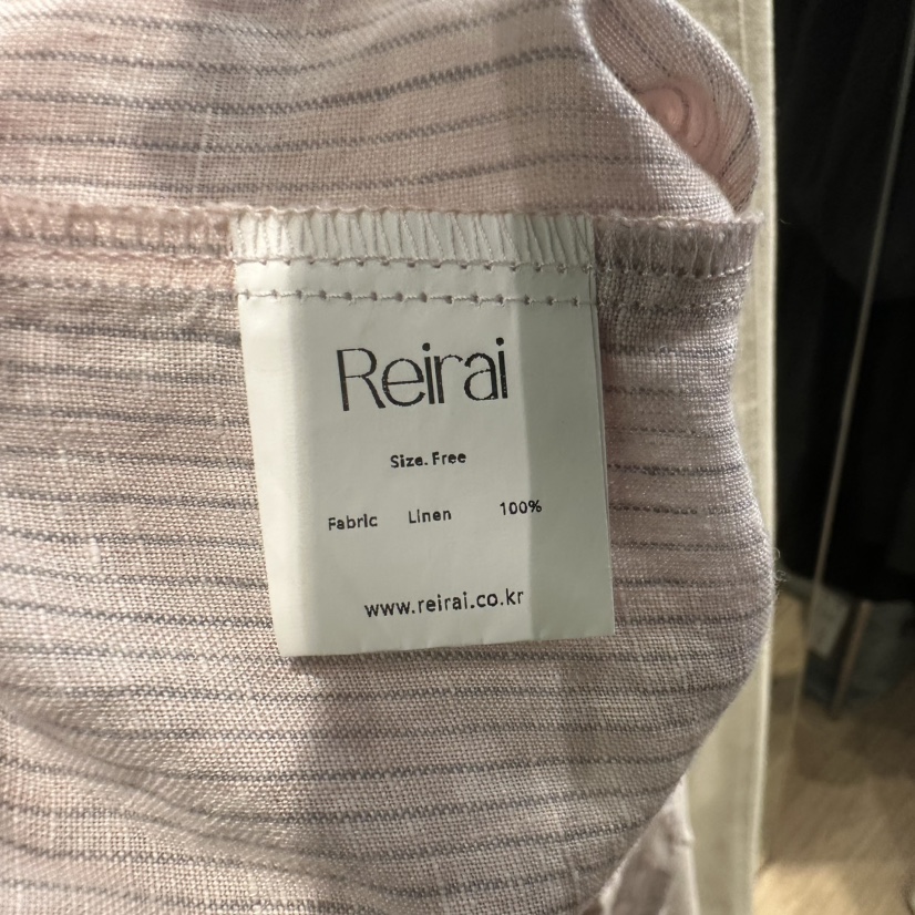 REIRAI韓國直郵女士新品熱賣26夏季職業人氣推薦襯衫蕾絲衫Reirai襯衫/蕾絲衫