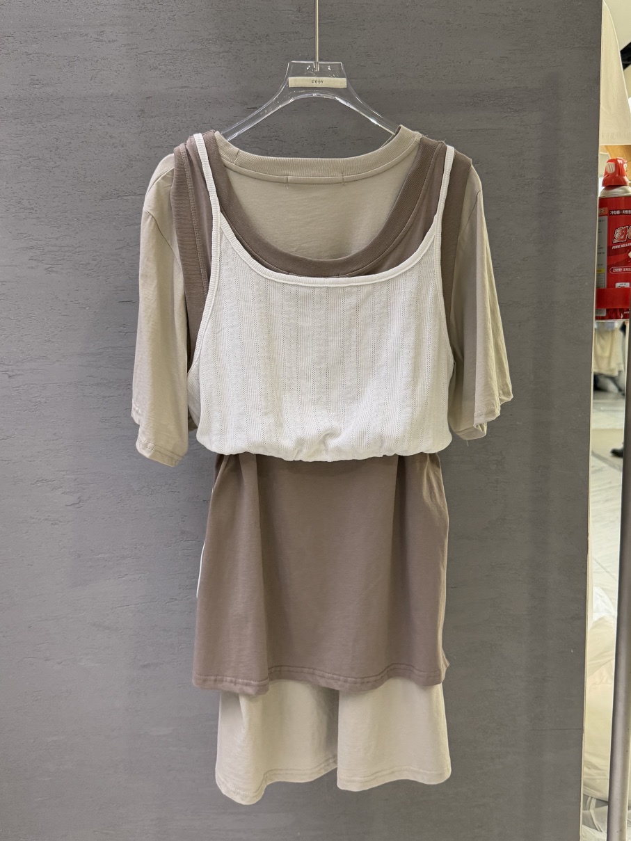 UOOV韓國東大門直郵女裝新品26春夏休閑熱賣時尚套裝三件套UOOV套裝