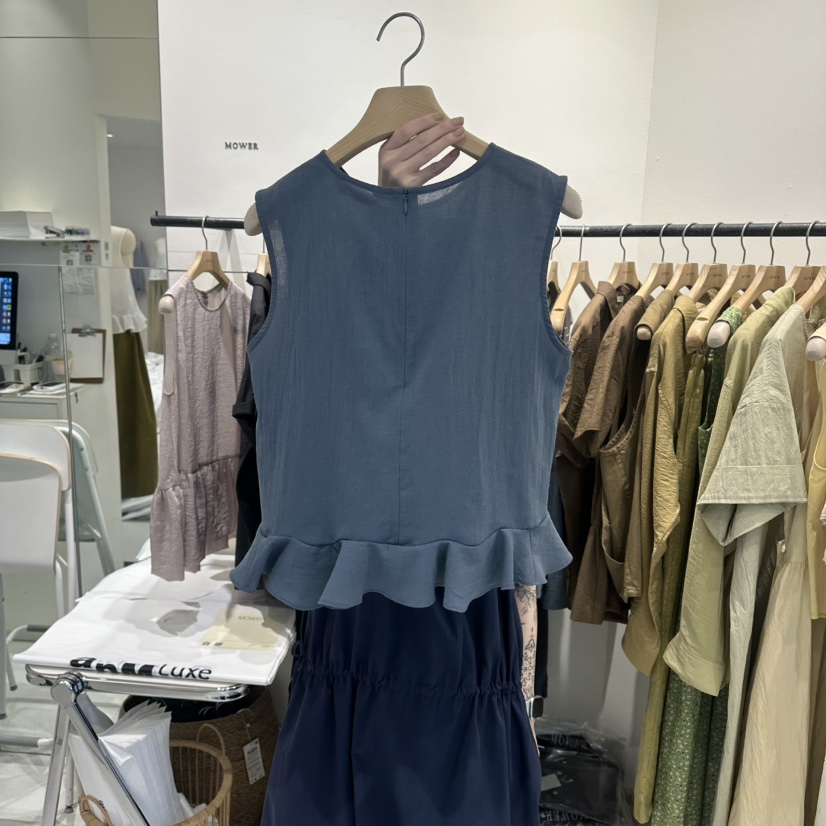 MOWER韓國東大門代購女裝新品職業26夏季26春夏人氣吊帶背心MOWER吊帶/背心