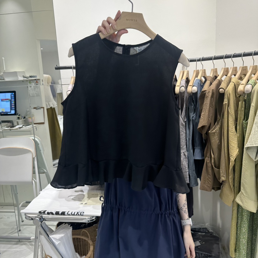 MOWER韓國東大門代購女裝新品職業26夏季26春夏人氣吊帶背心MOWER吊帶/背心圖色3