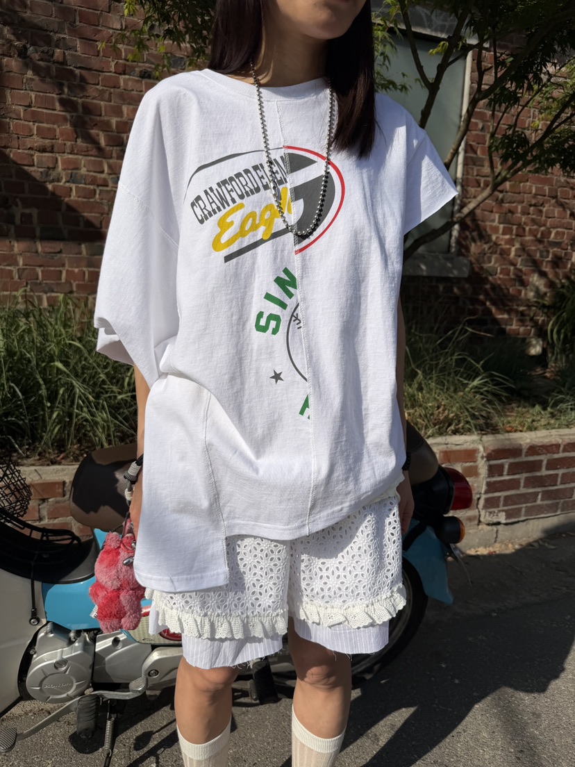 FRANC—L韓國東大門代購女裝新款推薦26夏季職業休閑人氣T恤FRANCT恤圖色1