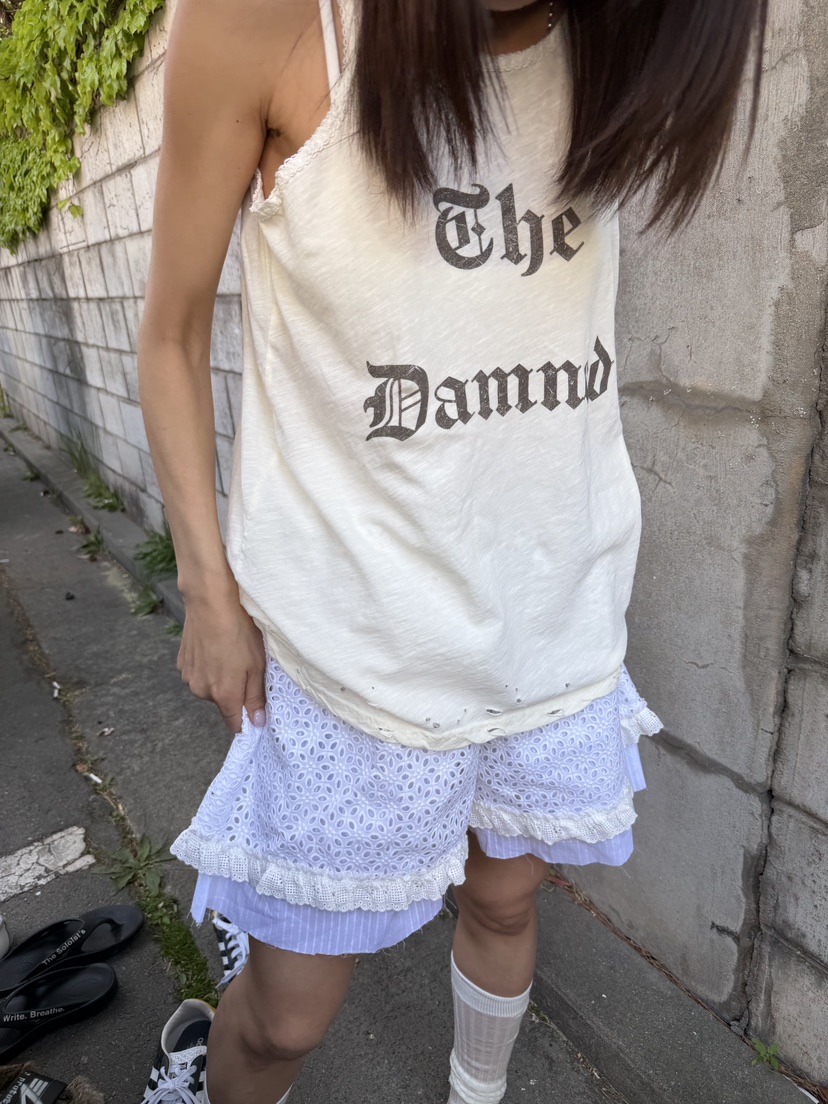 FRANC—L韓國代購女士新款熱賣休閑26夏季吊帶背心復古蕾絲FRANC吊帶/背心