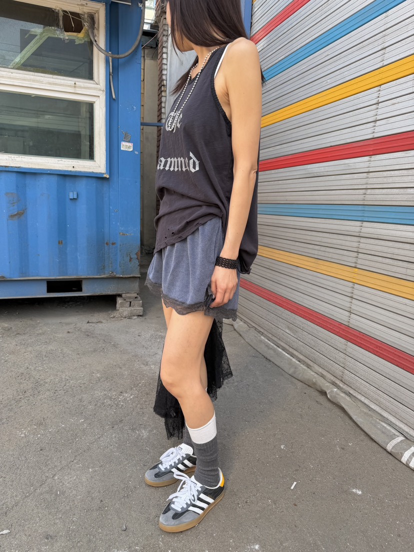 FRANC—L韓國代購女士新款熱賣休閑26夏季吊帶背心復古蕾絲FRANC吊帶/背心
