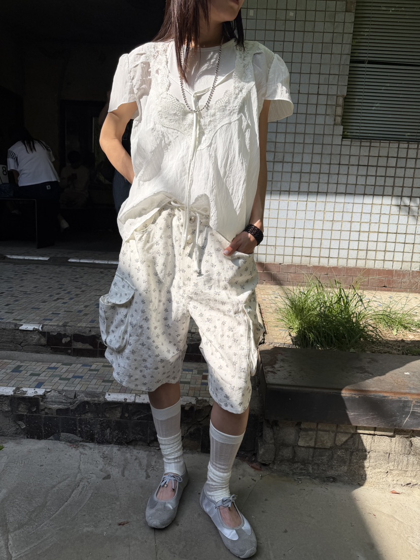 FRANC—L韓國直郵實拍女裝新款推薦熱賣26春夏襯衫蕾絲衫FRANC襯衫/蕾絲衫